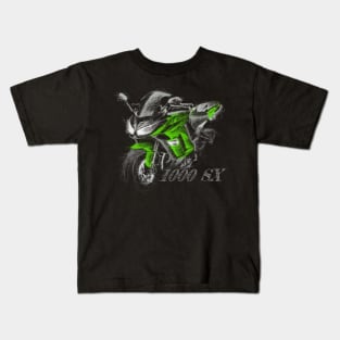 1000 SX Scribble Art Kids T-Shirt